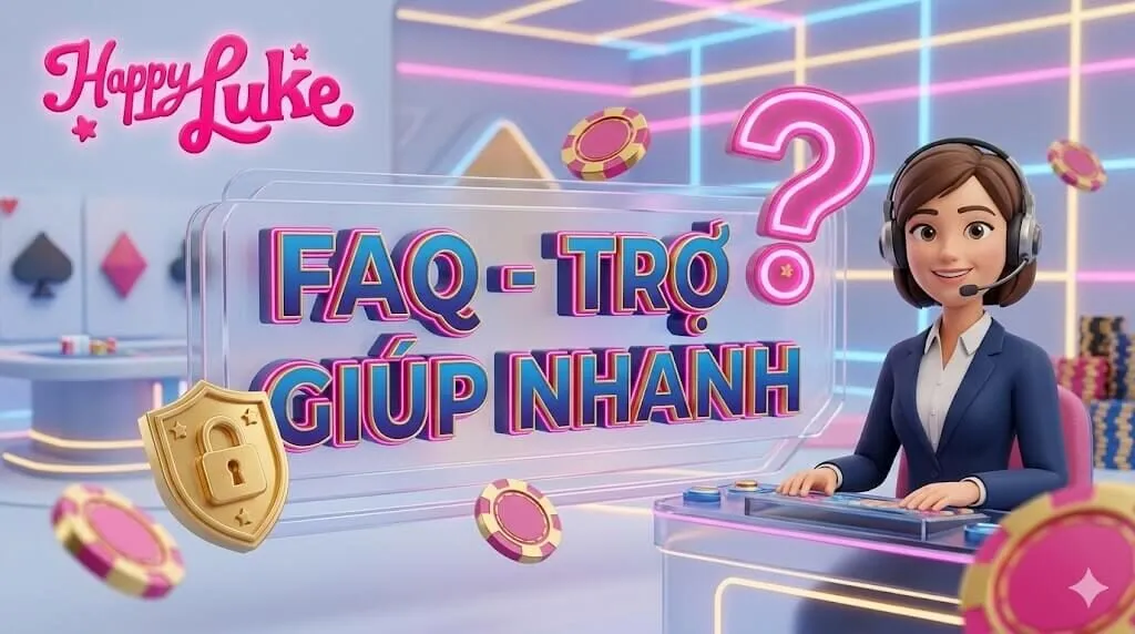 Nhân viên chăm sóc khách hàng Happyluke hỗ trợ giải đáp thắc mắc FAQ và trợ giúp nhanh 24/7 chuyên nghiệp.