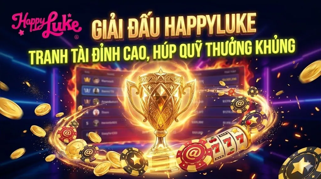 Tham gia giải đấu Happyluke tranh tài bảng xếp hạng nhận thưởng lớn